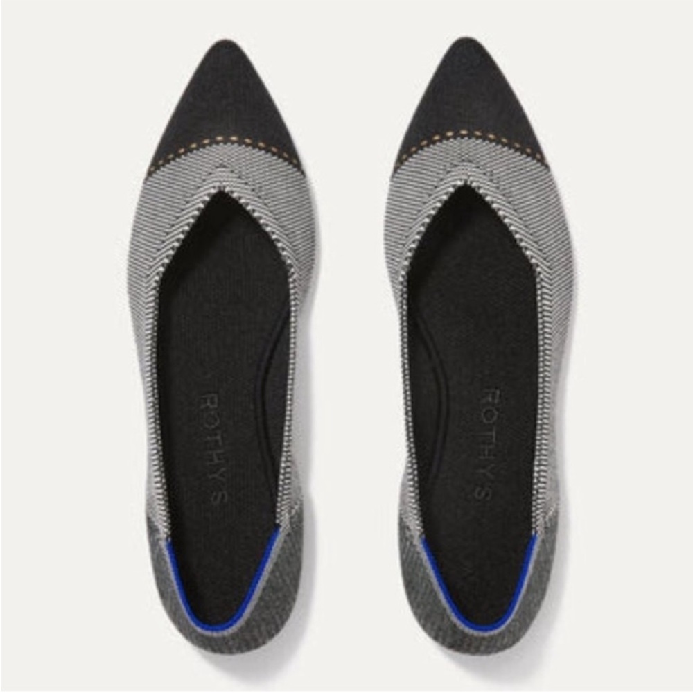 Rothy's The Point Grey Mist Captoe 6.5